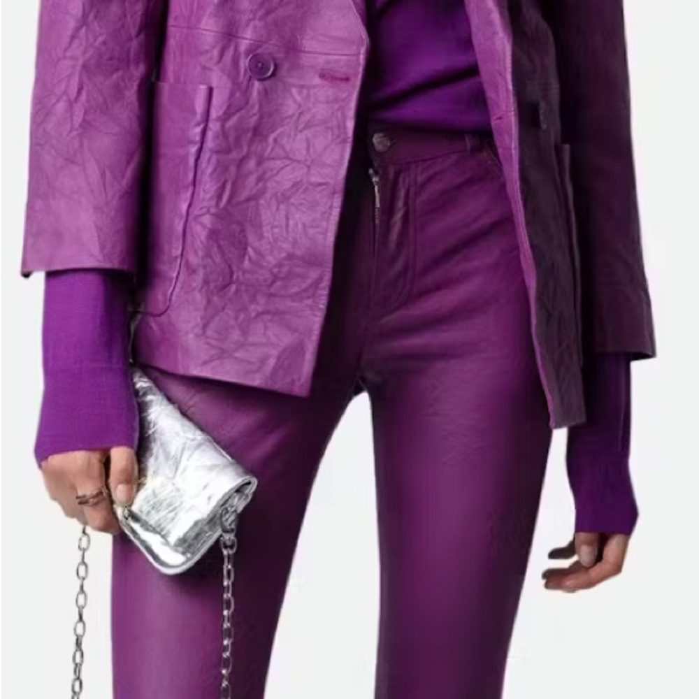 Zadig & Voltaire Lambskin Leather Pants